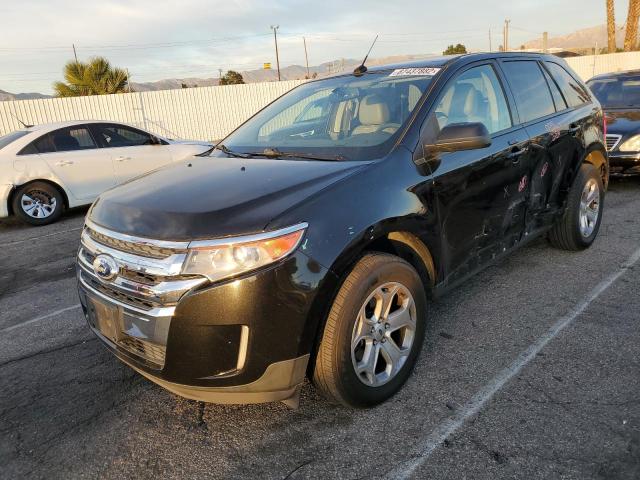 2FMDK3JCXDBB12603 - 2013 FORD EDGE SEL BLACK photo 2