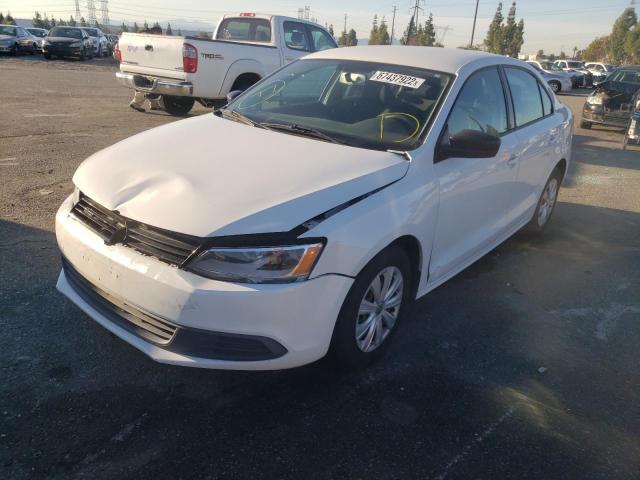 3VW2K7AJ2DM286369 - 2013 VOLKSWAGEN JETTA BASE 白色 照片 2