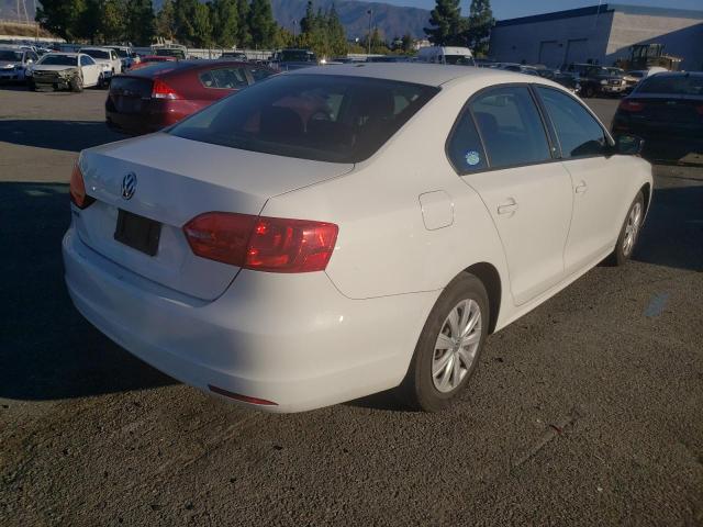 3VW2K7AJ2DM286369 - 2013 VOLKSWAGEN JETTA BASE 白色 照片 4