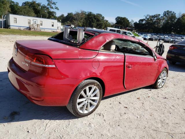 WVWBW8AH1DV005078 - 2013 VOLKSWAGEN EOS KOMFOR წითელი ფოტო 3