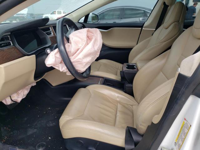 5YJSA1E1XHF194790 - 2017 TESLA MODEL S Blanco foto 7