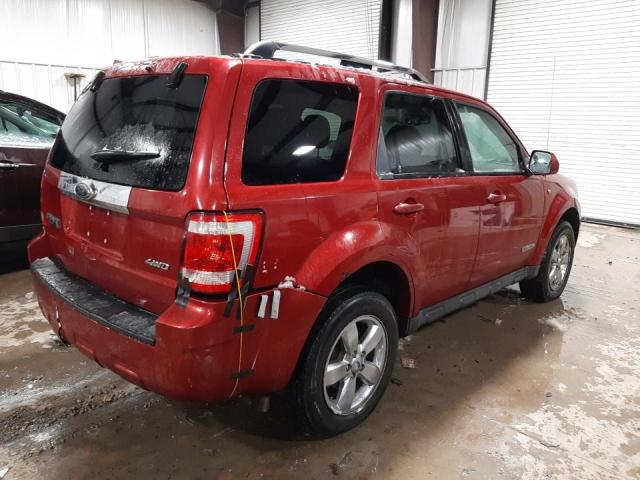 1FMCU94198KC66251 - 2008 FORD ESCAPE RED photo 3