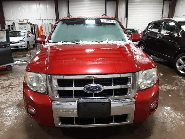 1FMCU94198KC66251 - 2008 FORD ESCAPE RED photo 5