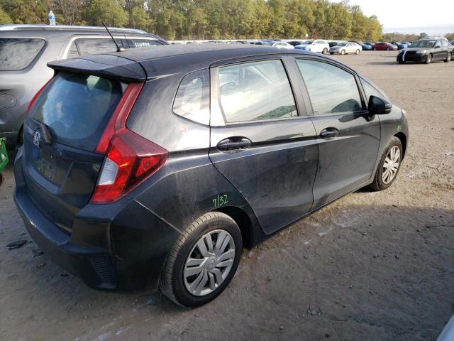 3HGGK5H53FM****** - 2015 HONDA FIT LX BLACK photo 3