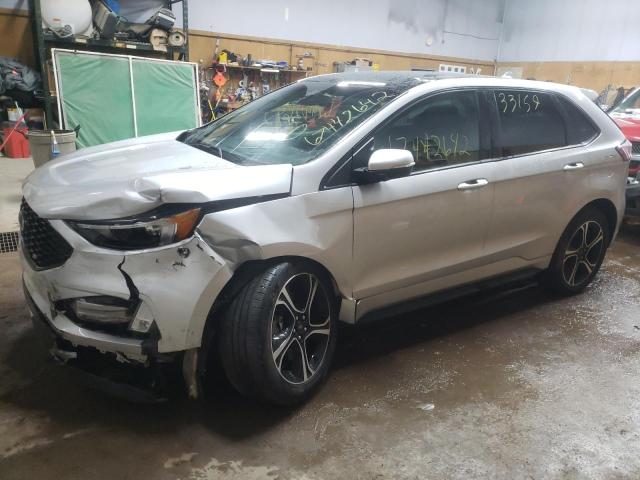 2FMPK4AP3KBC19477 - 2019 FORD EDGE ST GRAY photo 1