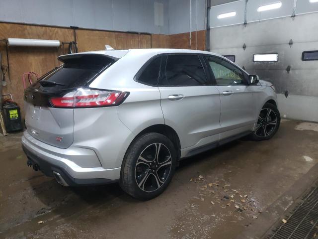 2FMPK4AP3KBC19477 - 2019 FORD EDGE ST GRAY photo 3