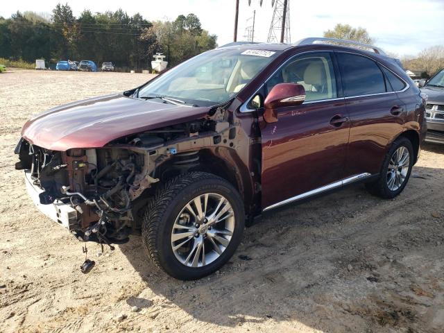 JTJBC1BA8D2441894 - 2013 LEXUS RX 450 MAROON photo 1