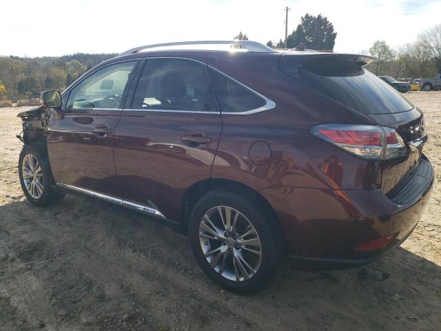 JTJBC1BA8D2441894 - 2013 LEXUS RX 450 MAROON photo 2