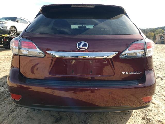 JTJBC1BA8D2441894 - 2013 LEXUS RX 450 MAROON photo 6