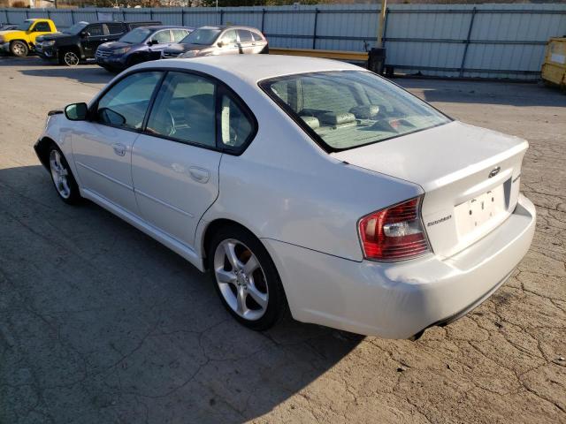 4S3BL626177211651 - 2007 SUBARU LEGACY WHITE photo 2