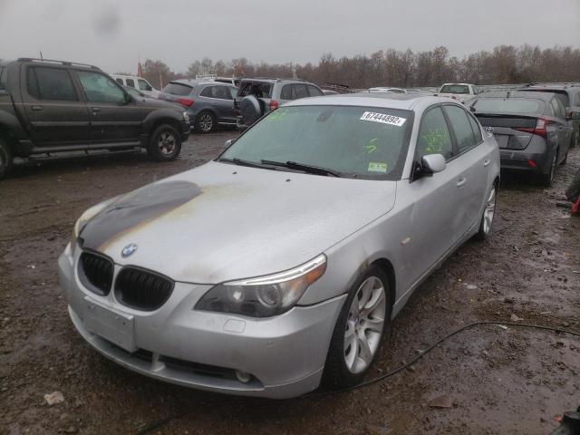 WBANB53536C****** - 2006 BMW 550 I SILVER photo 2