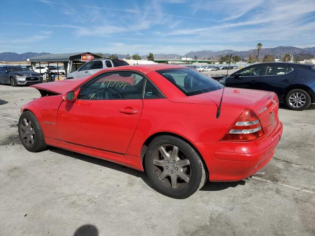 WDBKK49F21F226913 - 2001 MERCEDES-BENZ SLK 230 KO RED photo 3