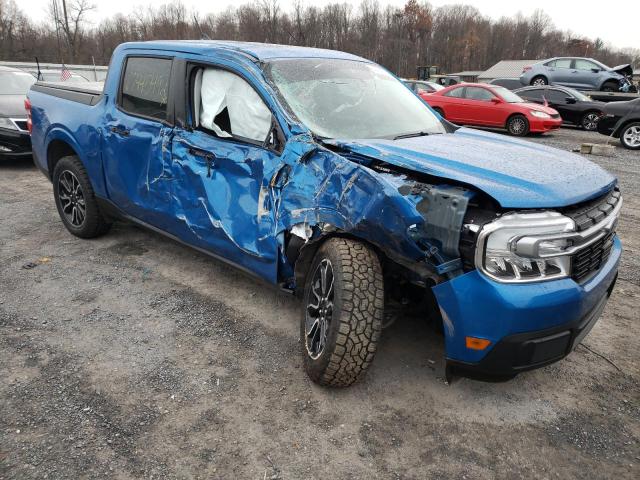 3FTTW8E39NRA24091 - 2022 FORD MAVERICK X BLUE photo 4