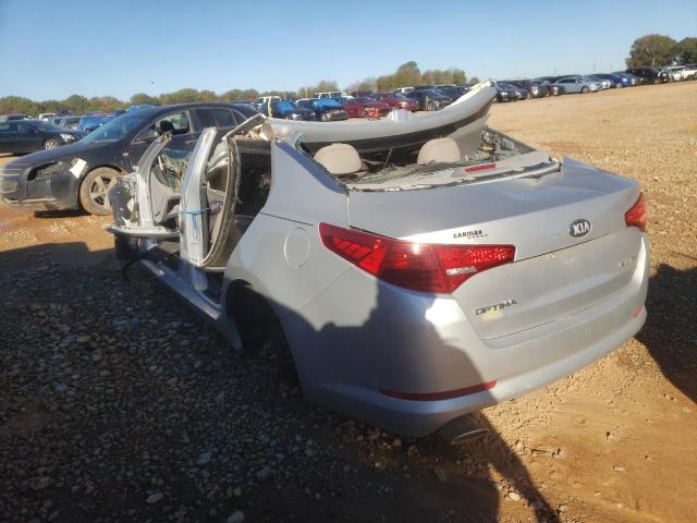 5XXGN4A79DG214640 - 2013 KIA OPTIMA EX SILVER photo 3