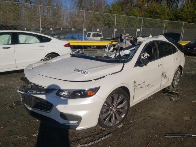 1G1ZH5SX3HF235470 - 2017 CHEVROLET MALIBU PRE WHITE photo 2