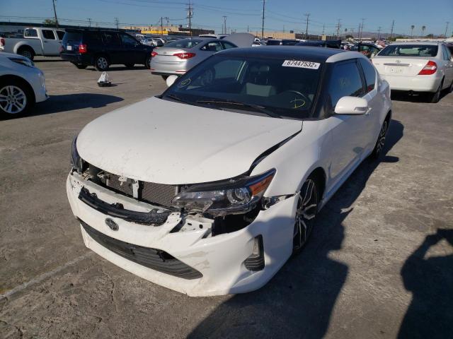 JTKJF5C75E3071234 - 2014 TOYOTA SCION TC WHITE photo 1
