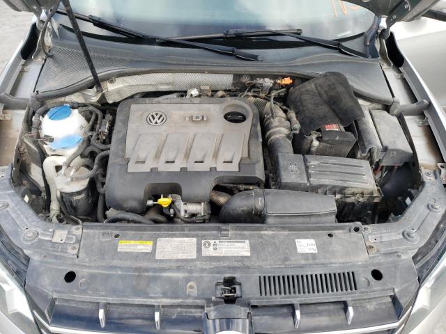 1VWCN7A35EC083945 - 2014 VOLKSWAGEN PASSAT SEL GRAY photo 7