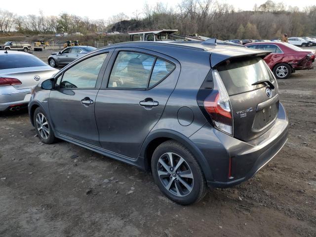 JTDKDTB33K1620683 - 2019 TOYOTA PRIUS C GRAY photo 2