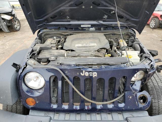 1C4AJWAG3DL582566 - 2013 JEEP WRANGLER S BLUE photo 11