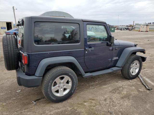 1C4AJWAG3DL582566 - 2013 JEEP WRANGLER S BLUE photo 3