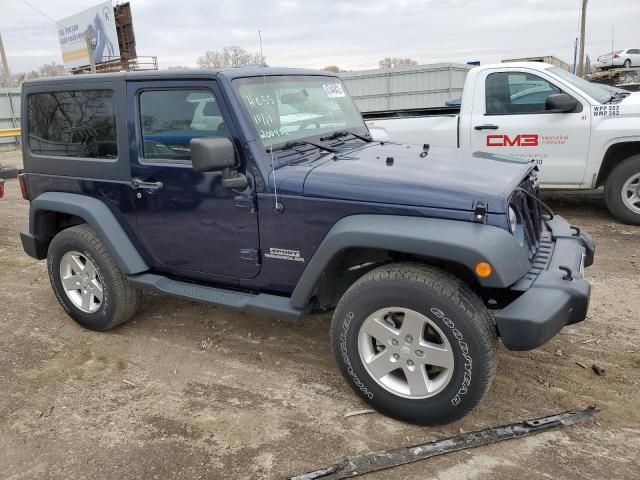 1C4AJWAG3DL582566 - 2013 JEEP WRANGLER S BLUE photo 4