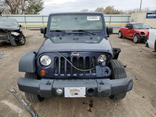 1C4AJWAG3DL582566 - 2013 JEEP WRANGLER S BLUE photo 5