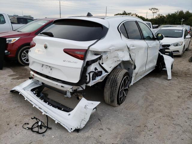 ZASPAKBN1M7D15412 - 2021 ALFA ROMEO STELVIO TI WHITE photo 3