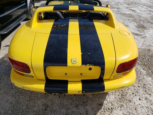 1B3BR65E2RV102777 - 1994 DODGE VIPER RT-1 YELLOW photo 6