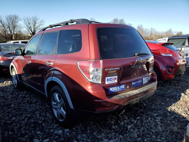 JF2SH64659H729131 - 2009 SUBARU FORESTER 2 RED photo 3