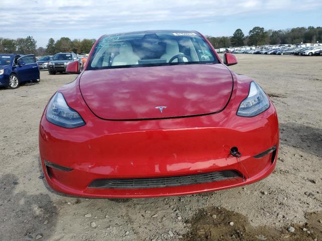 5YJYGAEE8MF179078 - 2021 TESLA MODEL Y RED photo 5