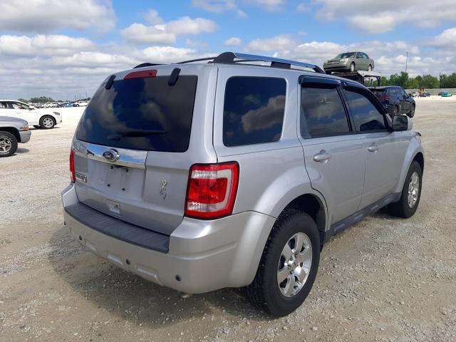 1FMCU0E72BKC41097 - 2011 FORD ESCAPE LIM SILVER photo 4