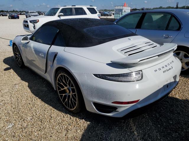 WP0CD2A92ES173511 - 2014 PORSCHE 911 TURBO WHITE photo 2