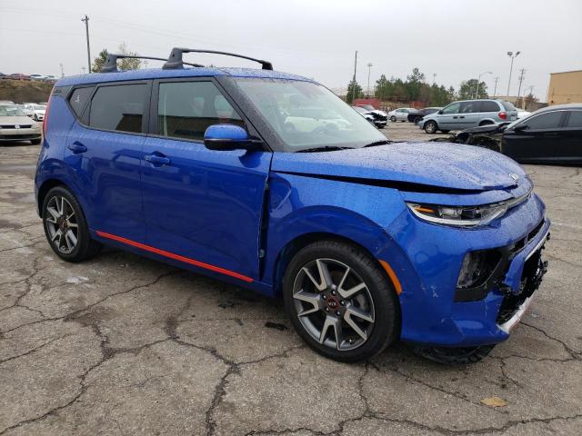 KNDJ53AF2M7****** - 2021 KIA SOUL GT-LI BLUE photo 4