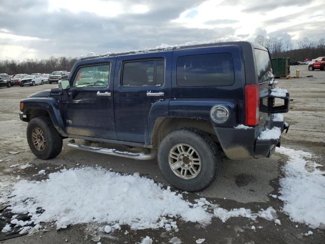 5GTEN13E088179098 - 2008 HUMMER H3 BLUE photo 2