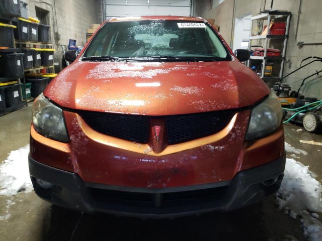 5Y2SL62834Z411111 - 2004 PONTIAC VIBE RED photo 5