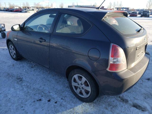 KMHCN35C58U071472 - 2008 HYUNDAI ACCENT BAS GRAY photo 2