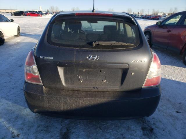 KMHCN35C58U071472 - 2008 HYUNDAI ACCENT BAS GRAY photo 6