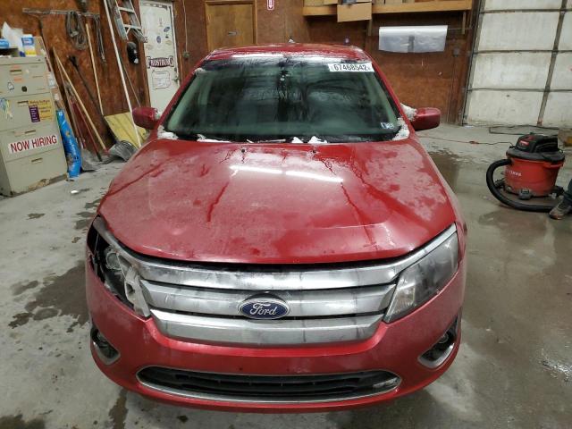 3FAHP0JA4AR312352 - 2010 FORD FUSION SEL RED photo 5