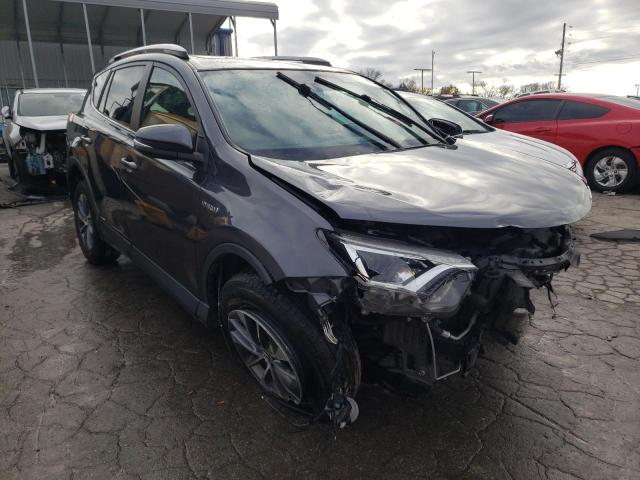 JTMRJREVXJD219393 - 2018 TOYOTA RAV4 HV LE GRAY photo 1