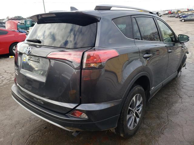 JTMRJREVXJD219393 - 2018 TOYOTA RAV4 HV LE GRAY photo 4