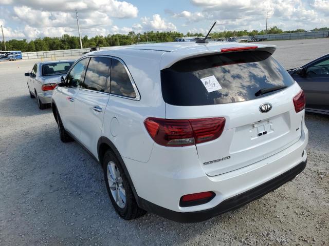 5XYPGDA38LG665530 - 2020 KIA SORENTO L WHITE photo 2