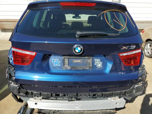 5UXWX9C5XH0T04206 - 2017 BMW X3 XDRIVE2 BLUE photo 6