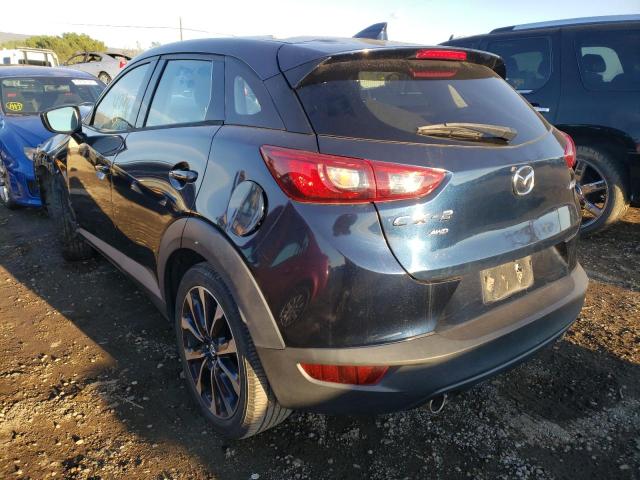 JM1DKFC72K1400419 - 2019 MAZDA CX-3 TOURI BLUE photo 3