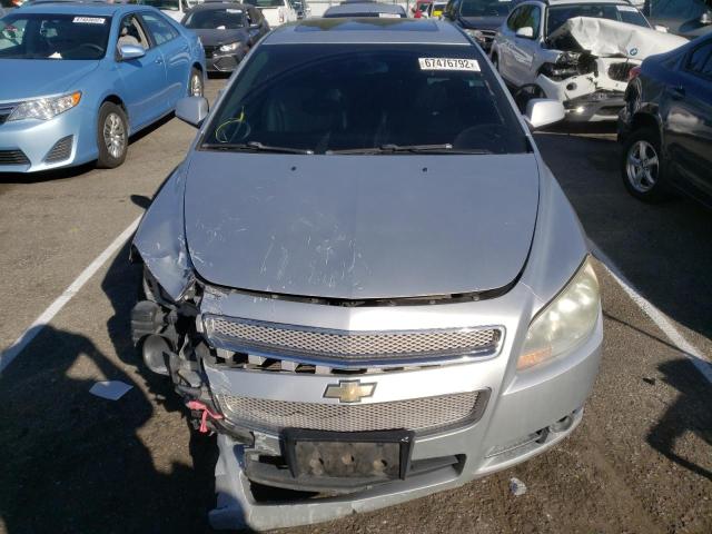 1G1ZE5EB8AF129806 - 2010 CHEVROLET MALIBU LTZ ვერცხლისფერი ფოტო 5