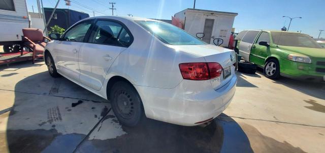 3VW2K7AJ3EM425717 - 2014 VOLKSWAGEN JETTA BASE WHITE photo 3