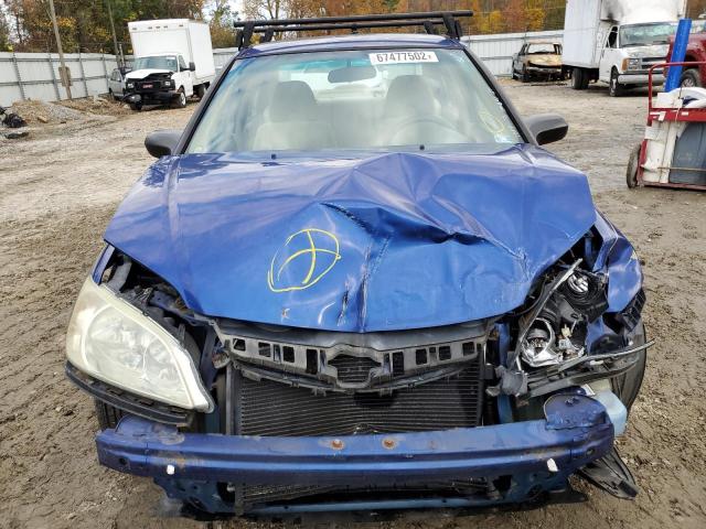 1HGES16324L017637 - 2004 HONDA CIVIC DX V BLUE photo 11