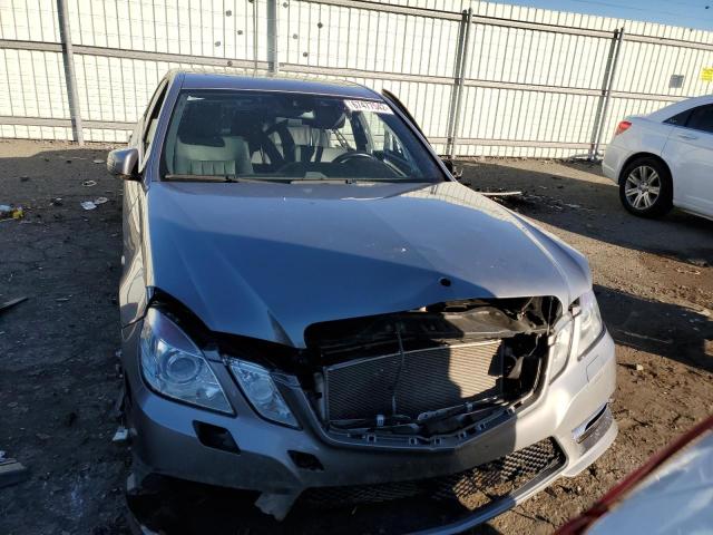 WDDHF9BB3CA550303 - 2012 MERCEDES-BENZ E 550 4MAT SILVER photo 5