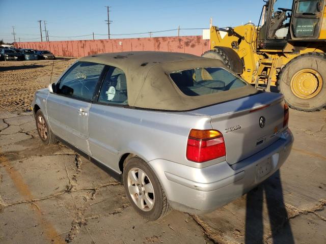 3VWDC21V92M808973 - 2002 VOLKSWAGEN CABRIO GLX 银色 照片 3