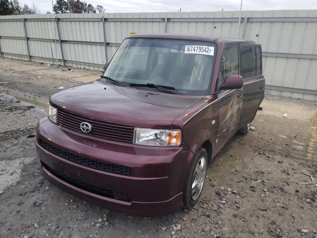 JTLKT334764038119 - 2006 TOYOTA SCION XB მუქწითელი ფოტო 2
