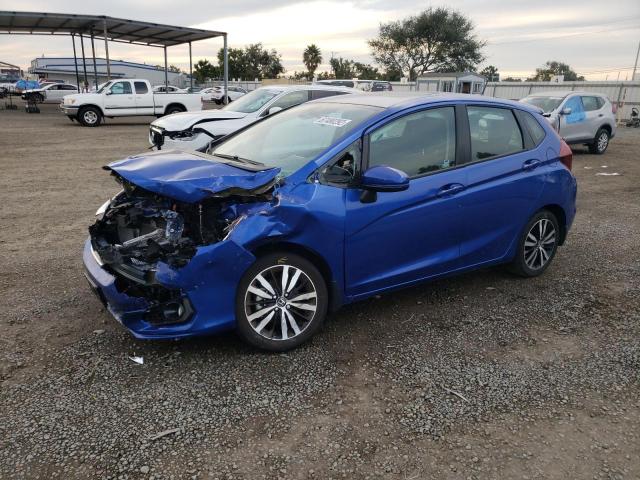 3HGGK5H81LM730339 - 2020 HONDA FIT EX BLUE photo 1